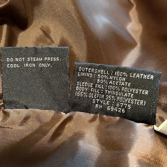 Wilsons Leather - Brown Bomber Jacket - Men’s - Picture 12 of 13